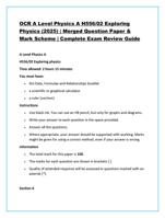 OCR A Level Physics A H556/02 Exploring Physics (2025) | Mer
