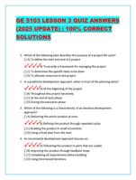 GE 5103 LESSON 3 QUIZ ANSWERS (2025 UPDATE) | 100% CORRECT SOLUTIONS