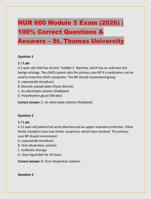 NUR 600 Module 5 Exam (2026) | 100% Correct Questions & Answ