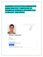 Diagnosing Acute Bacterial Rhinosinusitis iHuman Case Study |