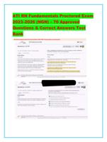 ATI RN Fundamentals Proctored Exam 20232026 (NGN)  70