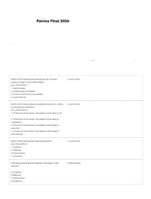 Pawlos Final Exam 2026 Questions And correct Detailed Answers