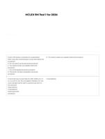 NCLEX RN Exam 1 2026 Questions And Correct Detailed Answers