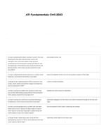 ATI Fundamentals CMS 2023 Exam Questions And Correct Detailed Answers