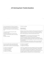 ATI Med Surg Exam 1 2025/2026 Questions And Correct Answers