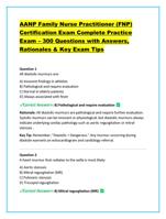 AANP Family Nurse Practitioner (FNP) Certification Exam Compl