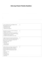 Med Surg 3 EXAM 2 Questions And Correct Detailed Answers 2025/2026